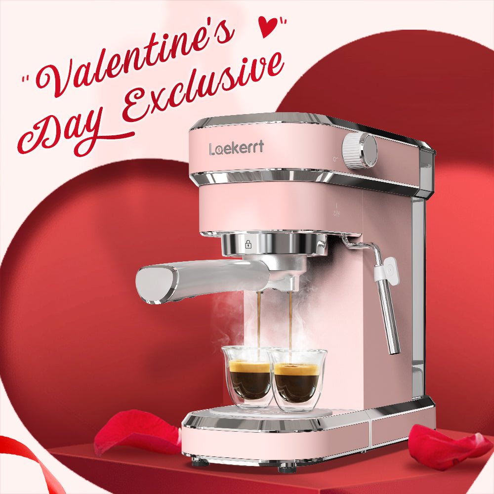 Valentine's Day Gift] Laekerrt Espresso Machine 20 Bar Espresso Maker
