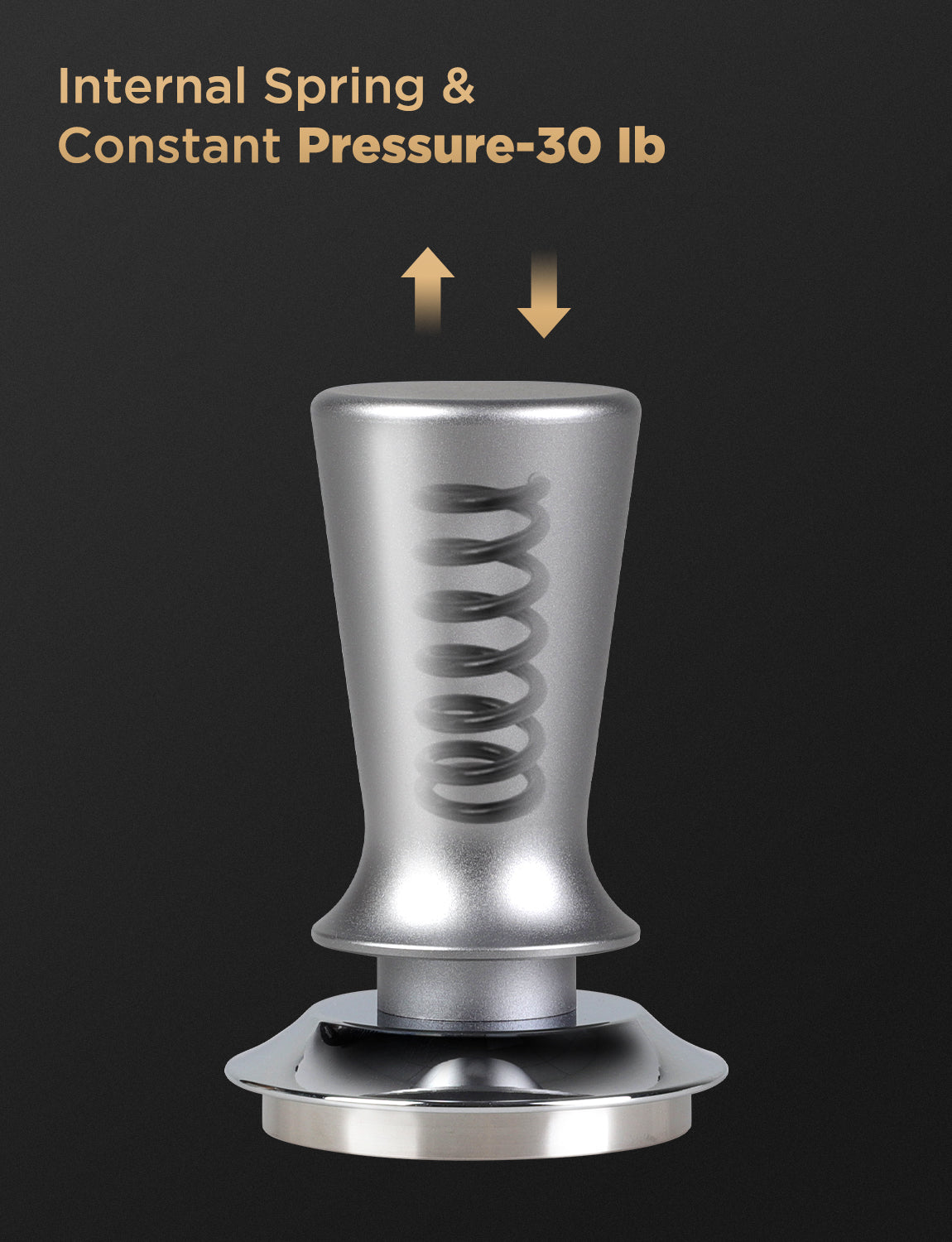 Adjustable Depth Coffee Tamper Calibrated Steady Pressure Espresso