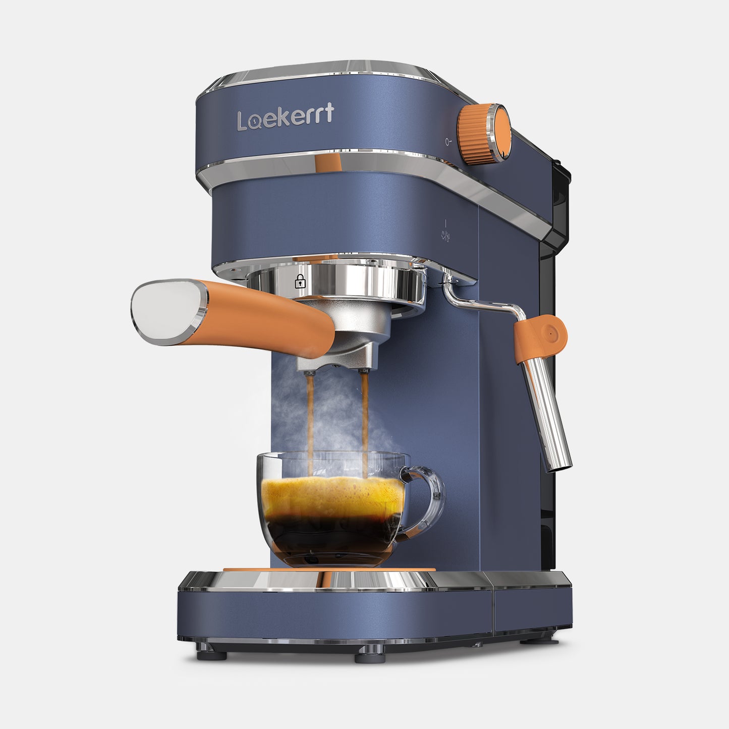 Espresso Machine Laekerrt 20 Bar CMEP01 Espresso Maker with Milk Frother  Steam Wand, Professional Espresso Coffee Machine for Cappuccino and Latte 